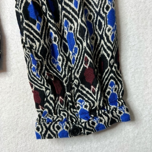 Lucky Brand Women's Blouse Boho Hippie Flowy Shirt Top Size Small - Picture 11 of 11